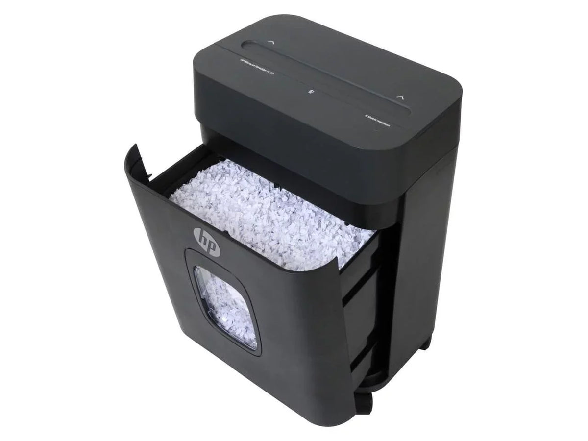 Wastebin Down MC83 gal Time Paper Card, 3 for Minute 8.75" Minute 40 Envelope 3.40 Capacity Credit 8 Pass - Shredder - Cut - - shredding Royal - Per - Throat Run Time - Staples, Cool Paper, Micro
