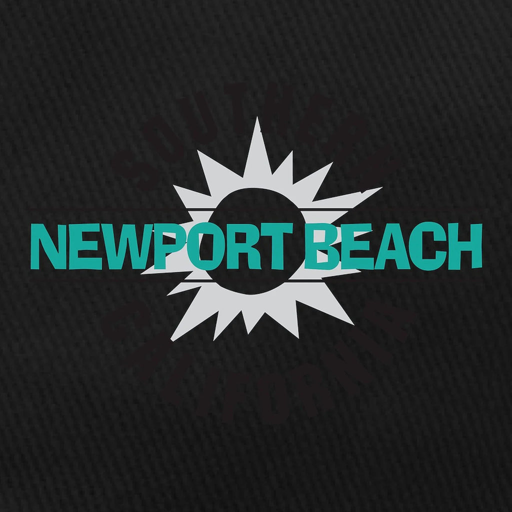 Hat Cotton Cap Newport Baseball Black Printed - - Canvas CafePress California Black Adjustable Beach