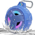 Light Boys IPX7 24H - Pool, Men, Portable Blue Wireless EBODA Speakers, for Hiking, Gifts Small Speaker, Shower Waterproof Playtime Beach, Floating with for Bluetooth Light Kayak Accessories,
