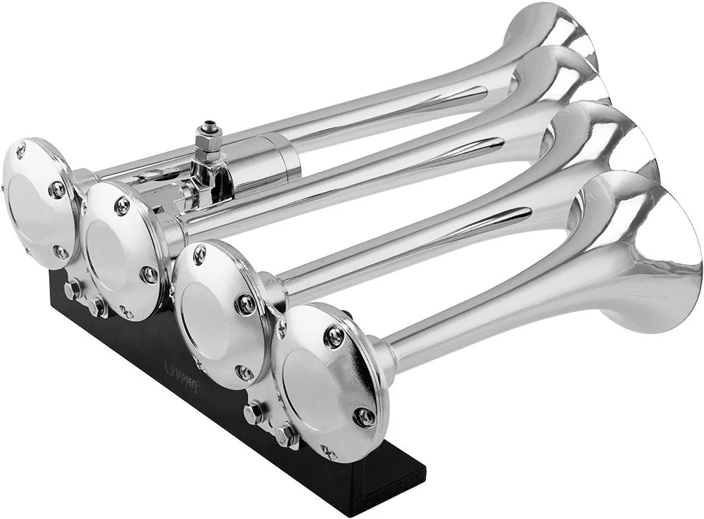 System- Tank, Trumpets. Fits for Aluminum Train Vehicles dB. 3 Vixen Air Pickup/Jeep/SUV Complete Onboard 200psi Trucks/Car/Semi. Horn Kit Gallon Super VXO8330APRO/4124XC 4 Compressor, Loud Horns like