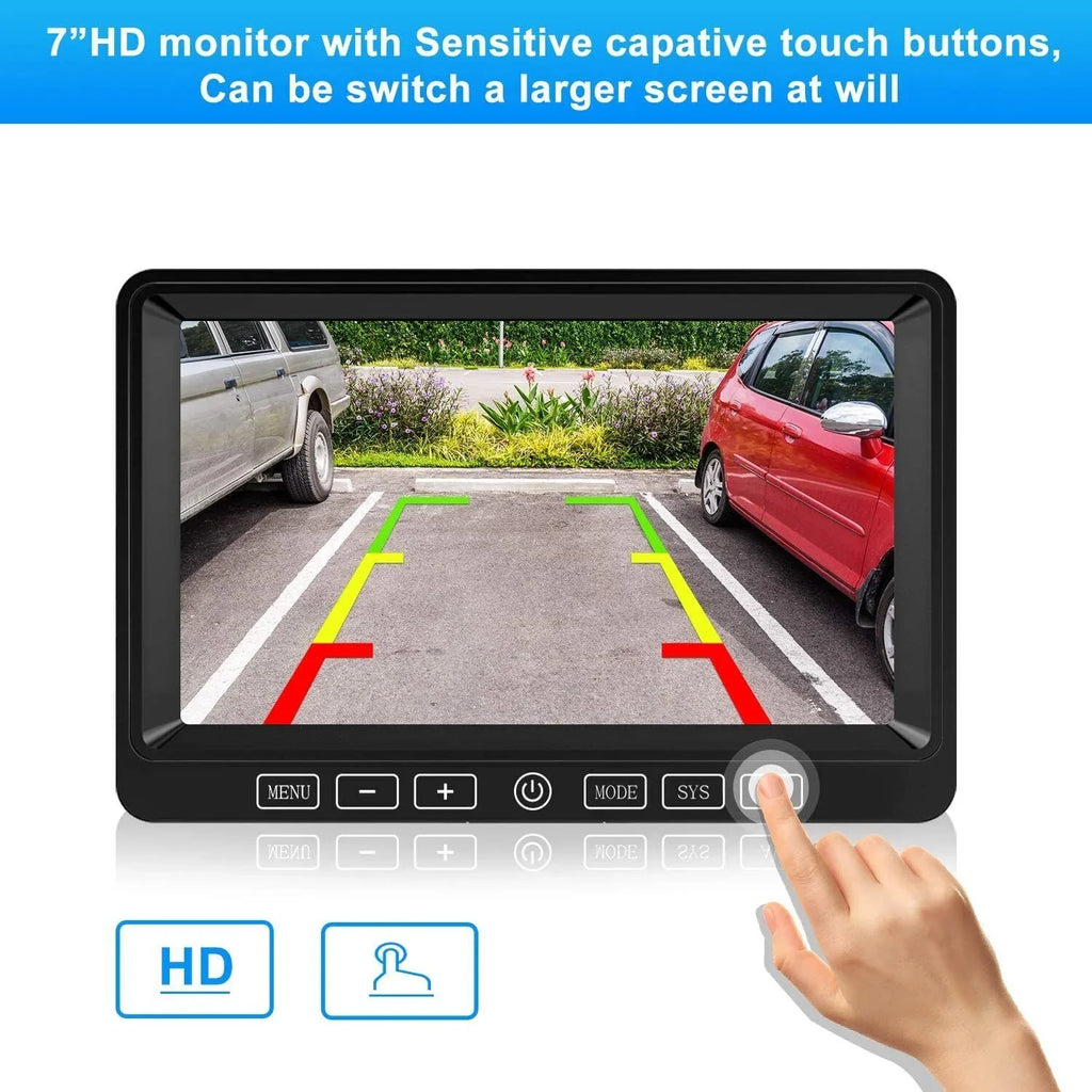 Monitor Tralier Camper Xroose View Car Rear Truck Parking RV 3.0 Night HD System Wireless Vision Van Backup FW04 Camera 7" 1080P Motohome for