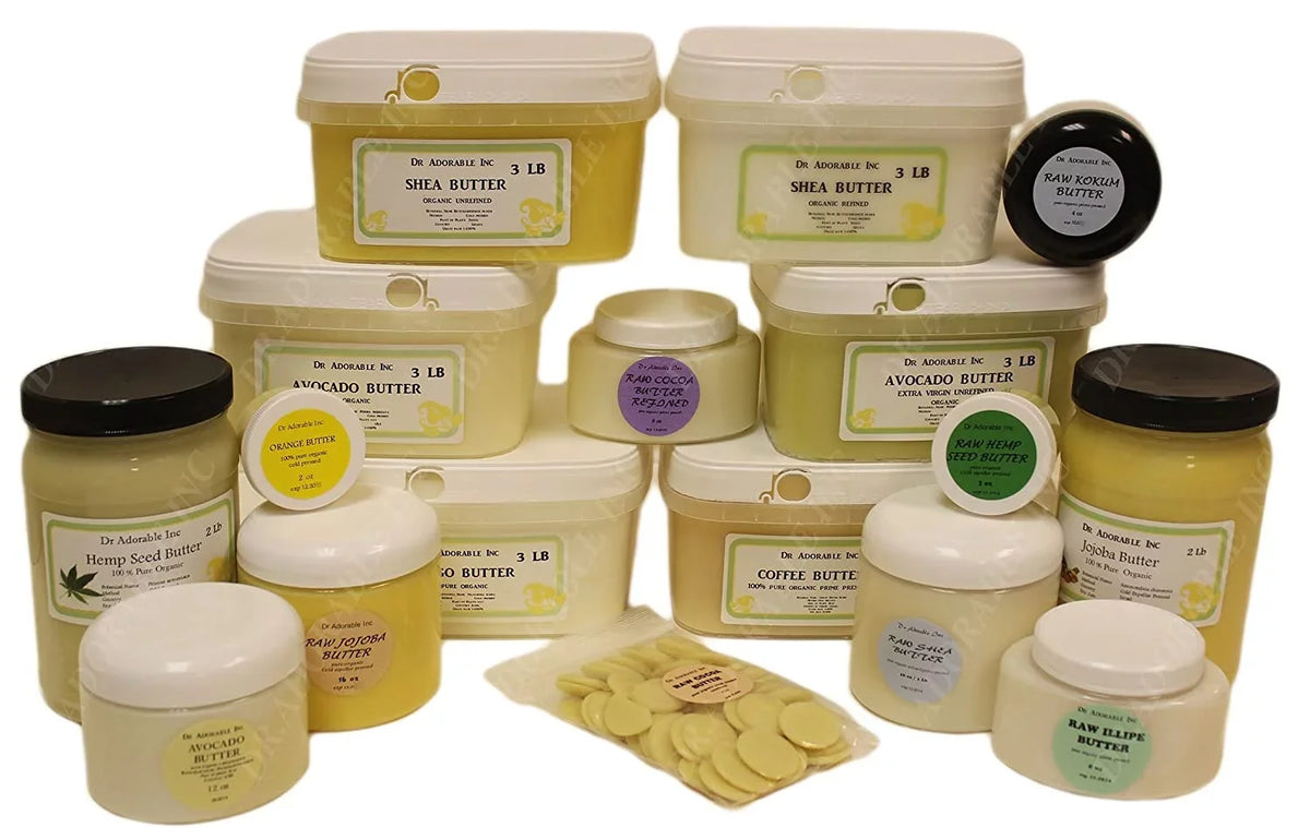 Organic 3 Fresh Avocado Butter LB Natural Virgin Dr.Adorable Extra - Unrefined