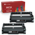 DR730 Unit Compatible Printer for pack) Drum brother Toner(2