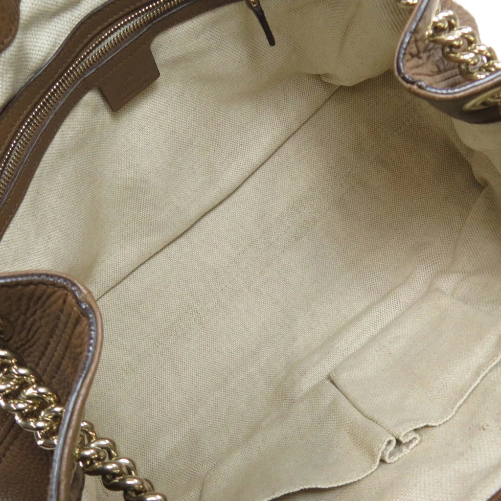 Bag Gucci Ladies Tote Chain Pre-Owned (Good) 308982 Soho Calf