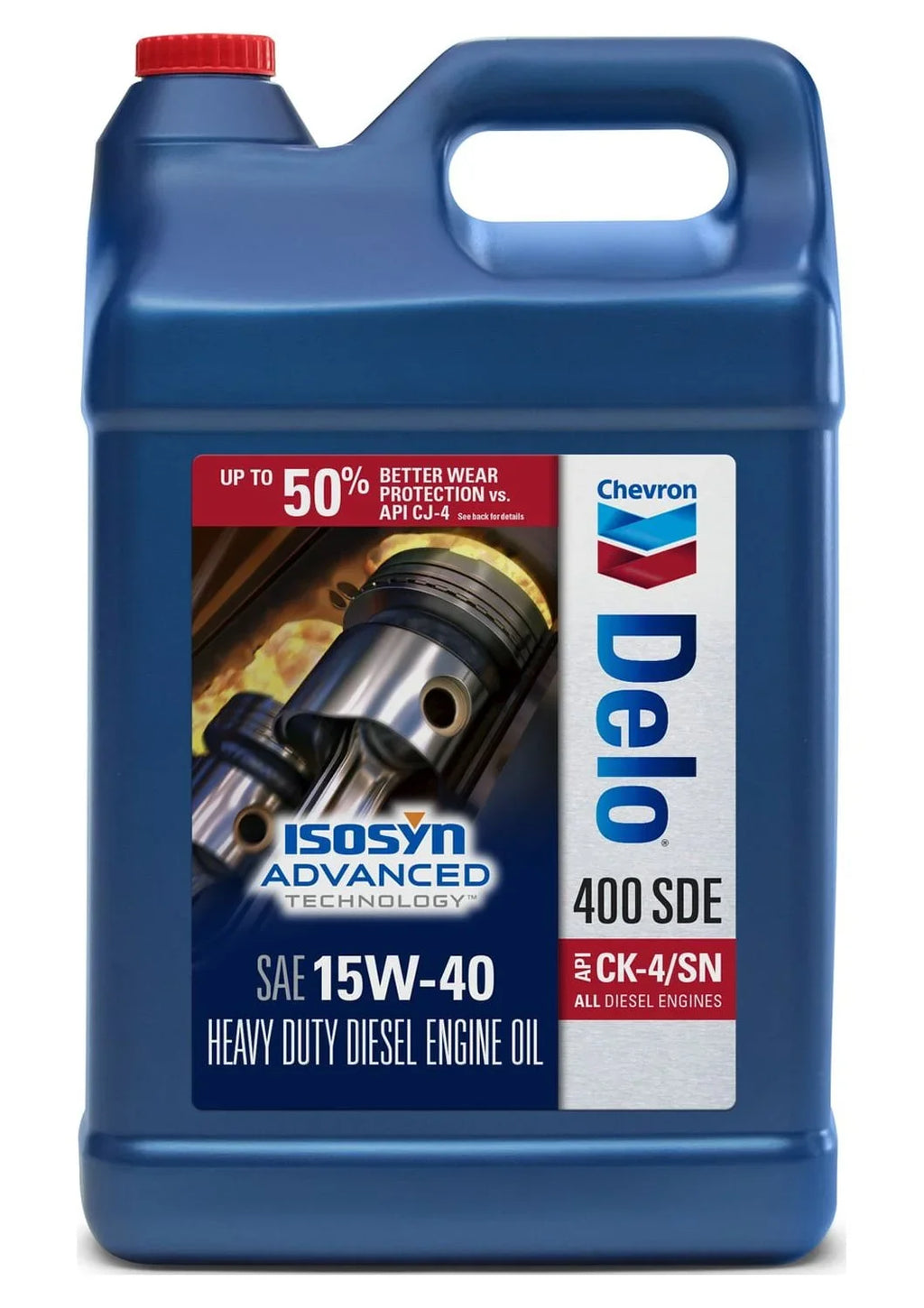 Motor 2.5 400 CK-4 15W-40 SDE Oil, Heavy Chevron Gallons Duty Diesel Delo