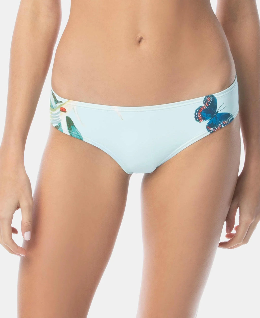 Printed Camuto Bottoms Shirred Garden Paradise Womens Cheeky Vince