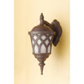 OL-160WD-RU-Cal Lighting-1 Wall Wide Outdoor Lantern-16.75 and Light Tall Inches Inches 7.5