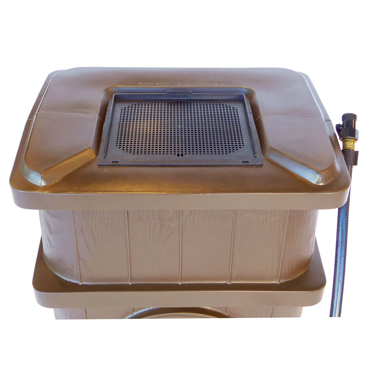 Pack) Grain Wood Barrel, Outdoor Brown (2 Gal Water Catcher 45 Rain FCMP