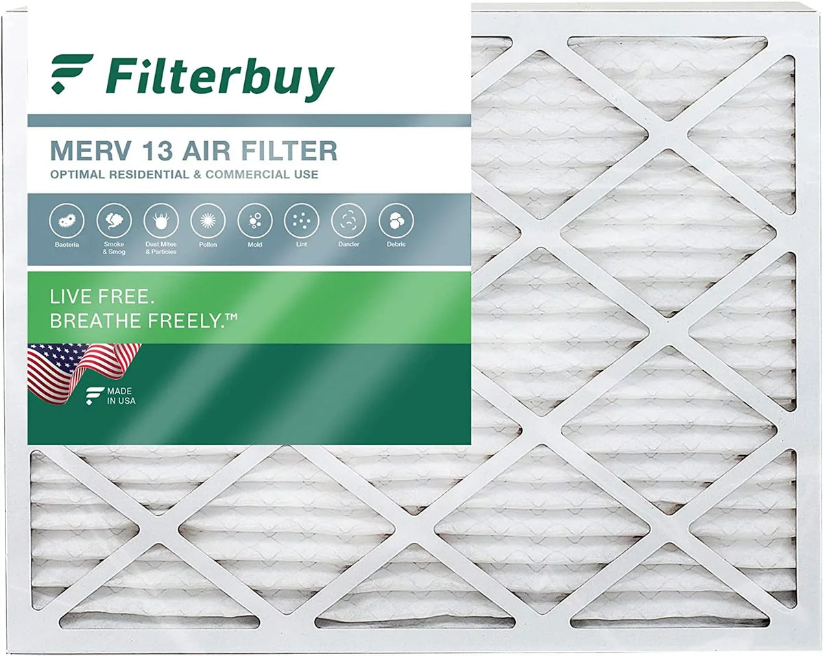 Furnace Filters Filterbuy Pleated (1-Pack) HVAC 20x27x1 MERV AC Air 13