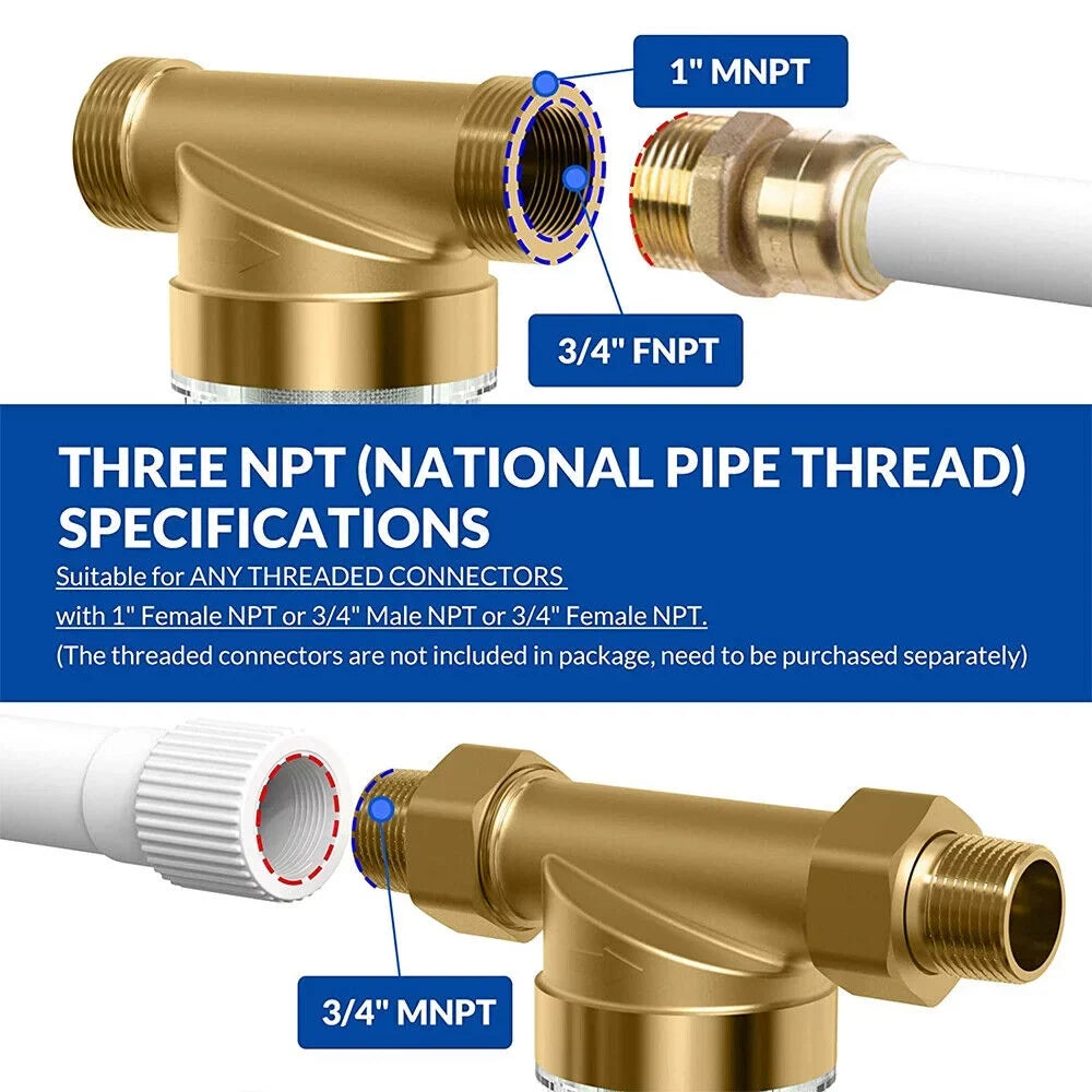 All Pipes Prevention Maintenance Rust Jahy2Tech Fits Primary Easy Pre-Filter Water Washable