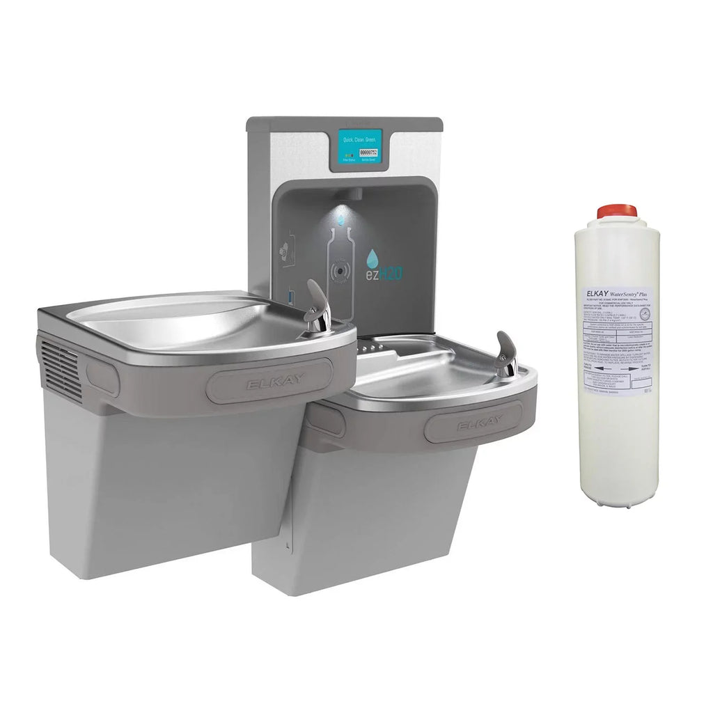 Filling Fountain Bottle Replacement Bi Elkay + Station Filter & EZH20 Level