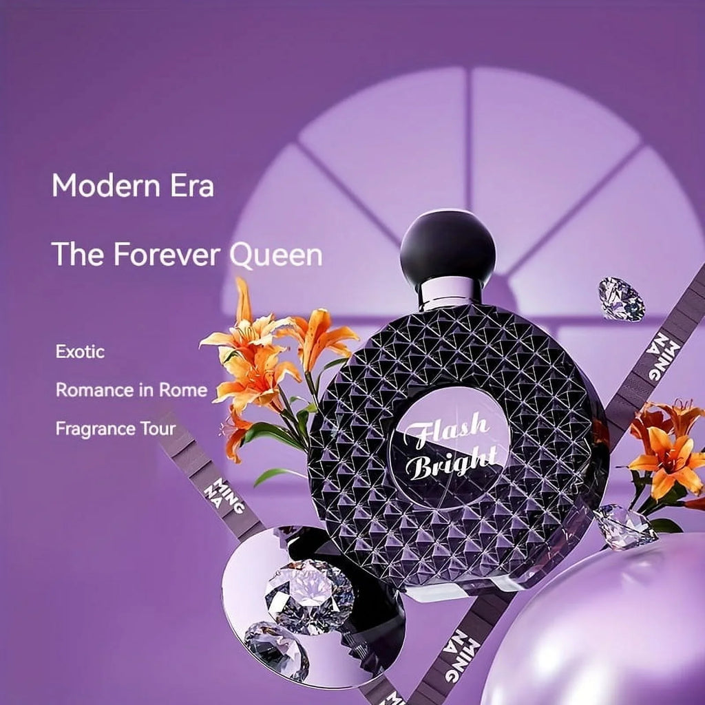 Floral Perfume, De Toilette Eau For Scent, MINGNA For Fruity Sparkling Lasting Party Dating, Women, Refreshing And Spray Daily, Diamond-Shaped Use