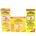 300ml Glutathone Lotion + Lightening Milk 150ml Super + Oil Beauty 400g Soap