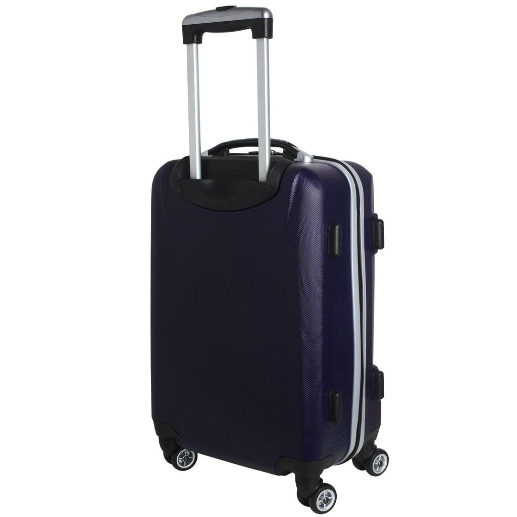 MOJO Luggage Tech Red Hardcase Carry-On Spinner 8-Wheel Raiders 21" Navy Texas