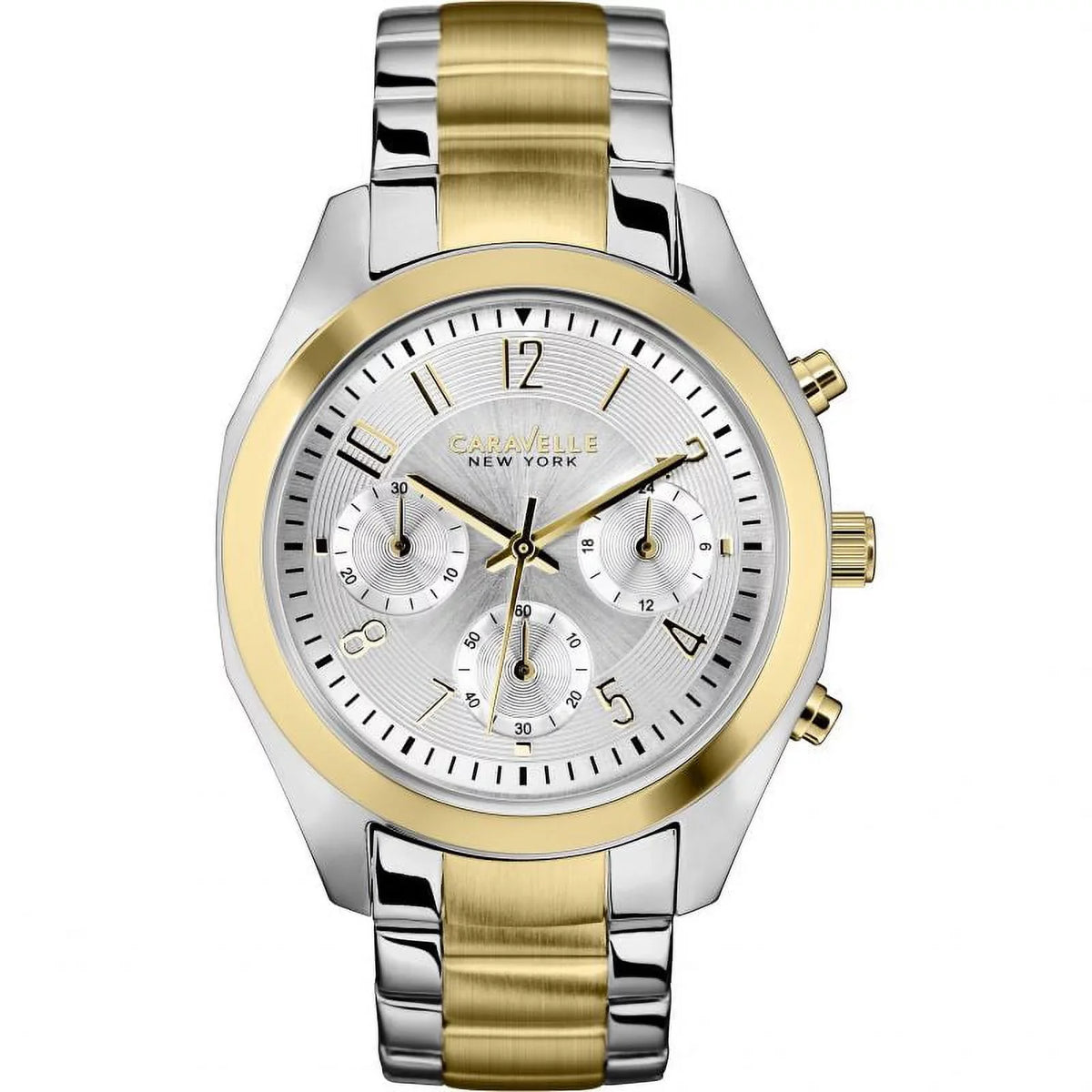 31mm Silver 45L136 by Watch Stainless Caravelle Dial Bulova Women's Steel