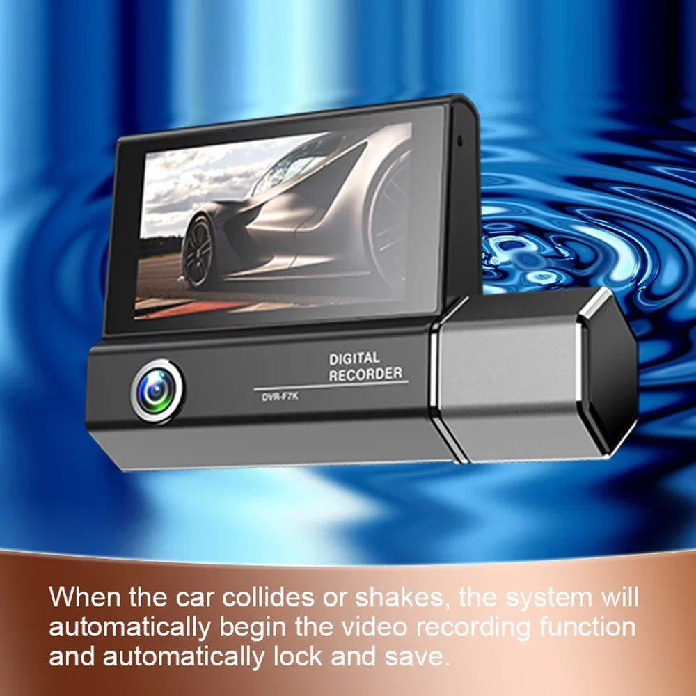 Auto Arealer Recorder Rearview Dash Cam Clear Mirror Car Driving Video 4in Safety 3 Car Car Recorder Recording Cameras