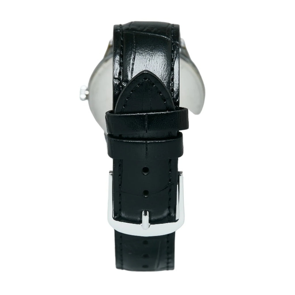 White Winding Pre-Owned External Watch 15JEWELS Junghans Belt JUNGHANS Steel Manual Dial Ladies Black Stainless (Good)