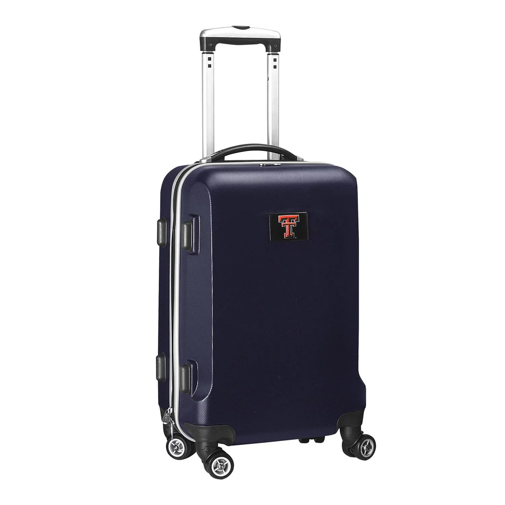 MOJO Luggage Tech Red Hardcase Carry-On Spinner 8-Wheel Raiders 21" Navy Texas