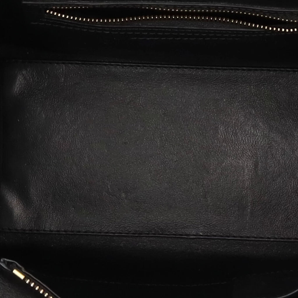 Pre-Owned Ladies Shopper Handbag Celine Leather Beige Luggage Micro (Good)