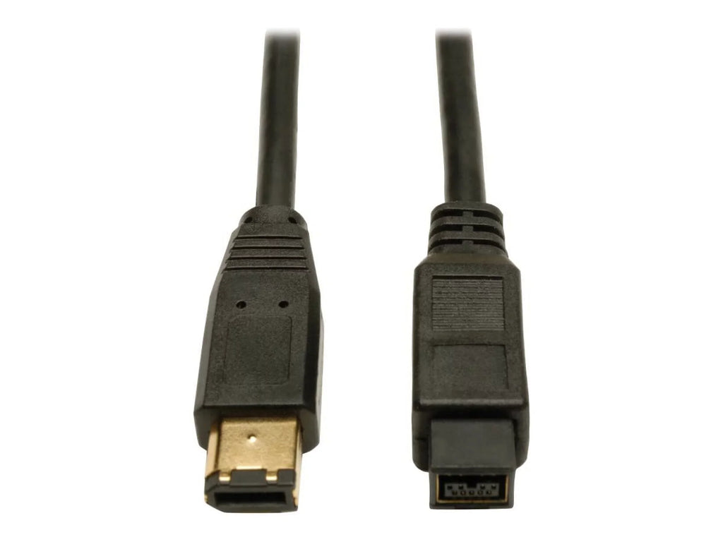 with Hi-Speed 10ft Lite FireWire Cable-800Mbps Gold IEEE Plated Tripp