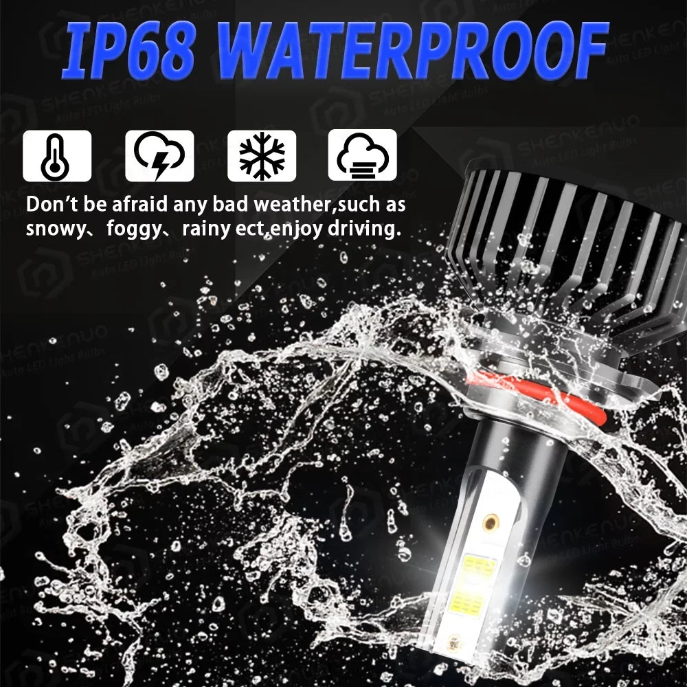 Bright 2018 9005 H7 2019 Mitsubishi for Headlight LED Super BMZONCC Combo High/Low Beam Bulbs Outlander 2017