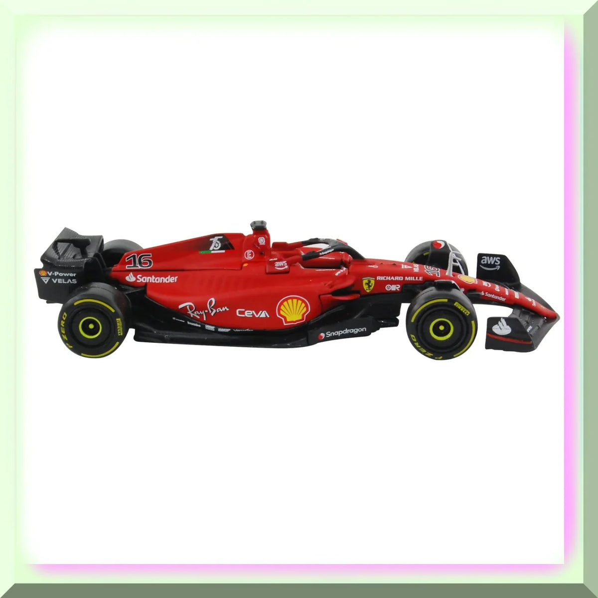 Ferrarii Rev Collection! Speedster: F1-75#16 Diecast 2022 Up C. Leclerc Your