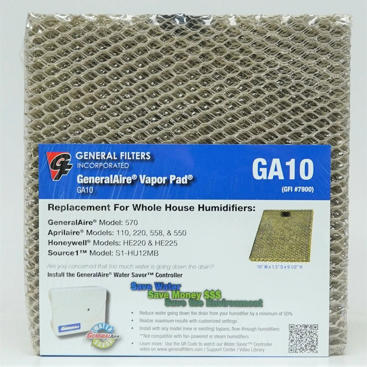 2PAK Humidifier for Panel Filter 10-2 500 #10 Aprilaire Water Pad 550