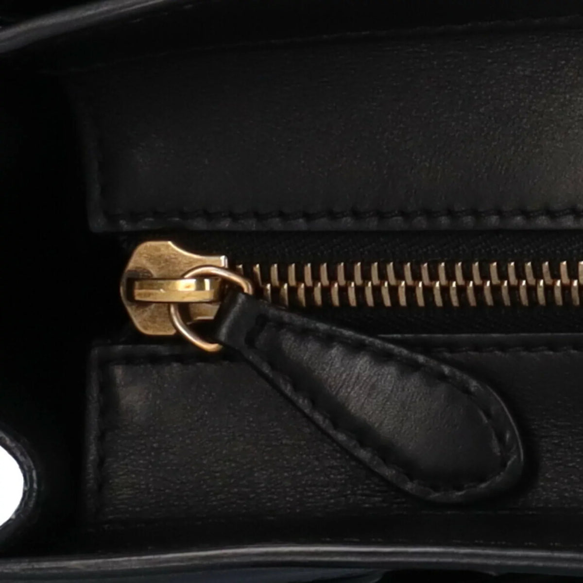 Pre-Owned Ladies Shopper Handbag Celine Leather Beige Luggage Micro (Good)