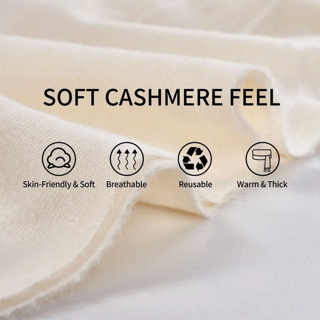 Scarves St Large Day2 Cashmere Warm Art Shawl Wrap Scarf Winter Gifts- Patrick's Elegant Feel Bingfone For Soft Women Print