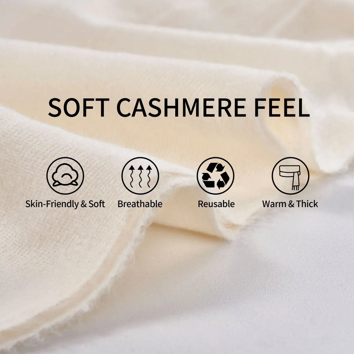 Warm Art Soft Cashmere Wrap Shawl Feel Print For Large Women Bingfone Elegant Patrick's St Day6 Scarf Scarves Gifts- Winter