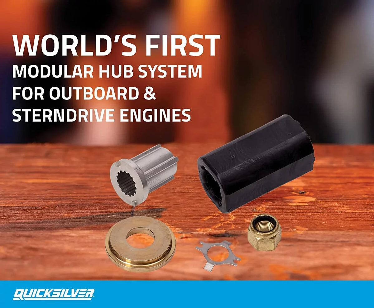 70-90 Newer Flo-Torq HP 2009 Suzuki Quicksilver II Kit and Hub for