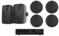 JBL Black Speakers Ceiling VMA2120 in 2-Ch 70V Wall+(4) Commercial Amplifier+(2)