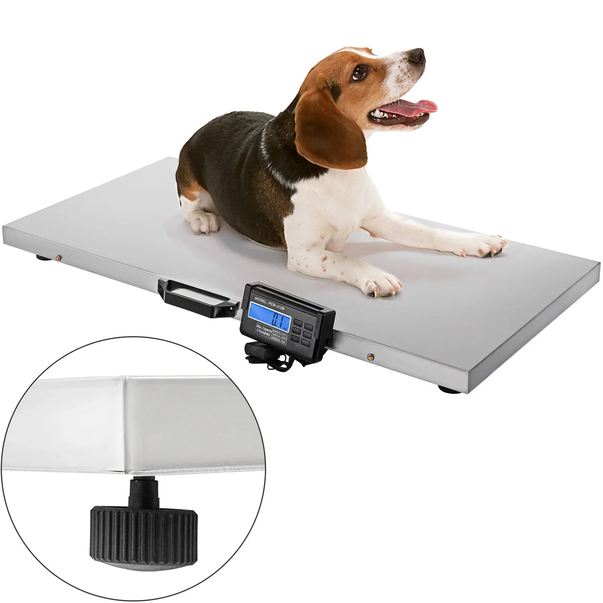 Scale Scale Scales Scale Vet Scale Weight Goat Floor 0.2lbs Scale Pig Scale 40.6x20.9Inch Platform SKYSHALO Scale Livestock Industrial Animal Dog Large x Stainless Digital Large 700lbs Steel Pet