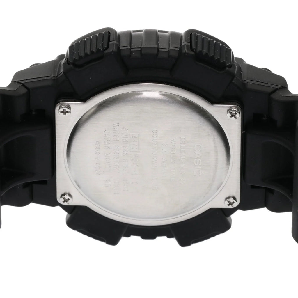 Casio (Good) Pre-Owned CASIO Stainless Watch Steel/Rubber AEQ-110 Men's