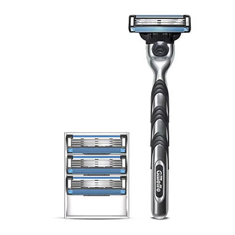 with 1 Handle Blade, Gillette Razor Cartridges Refill Mach3 4 Men's