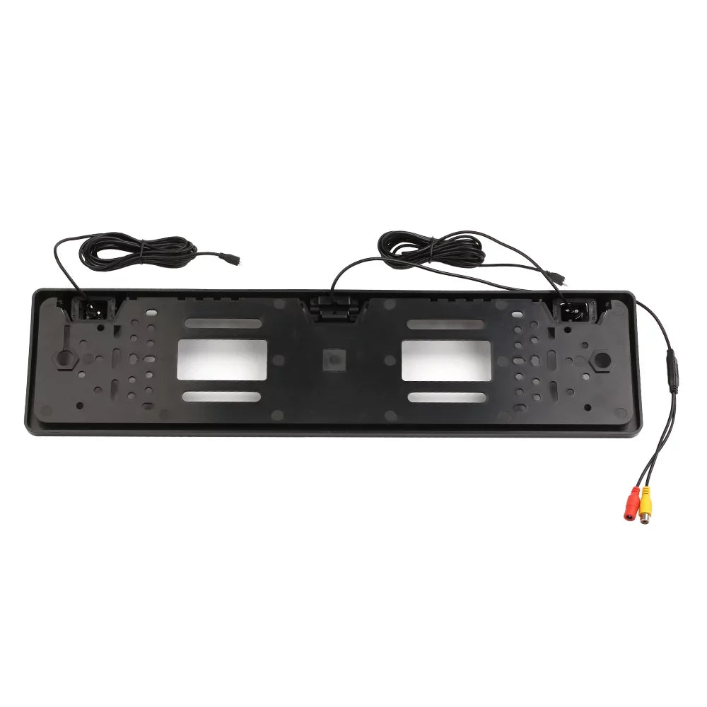 Rear 12 Frame MIXFEER LED View with European License Backup Plate Sensor Parking System Reversing Camera Camera