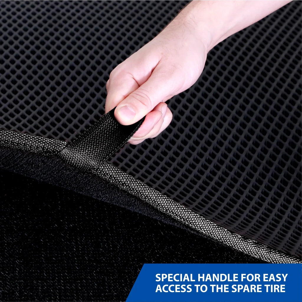 for Fit Cargo Shape, Liner Cargo Technology Liquid & Mat Goodyear - Liner, Luggage Trunk 2018-2023 with Waterproof, Jeep Cherokee Anti-Slip Dirt Dimond Trapping Custom Heavy - Liner-GY004560 Duty