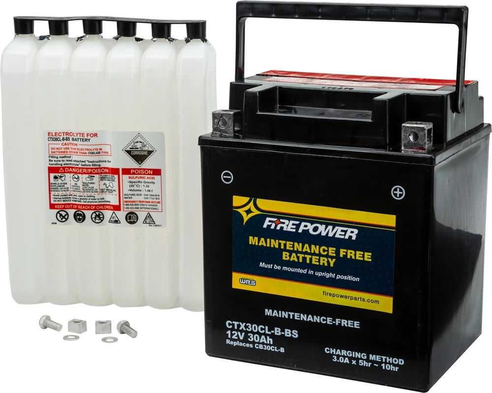 Maintenance With Free iS Fire Compatible 255 2009 GTX Power Battery CTX30CL-B-BS Sea-Doo LTD