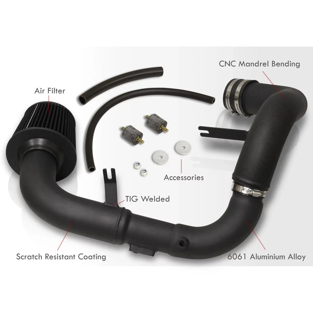Black LX 2007 08 Intake 2011 Induction Filter CAI 11 + Civic Air Pipe 2006 Piping 07 06 2009 1.8L Compatible/Replacement EX DX Distributors For 2008 10 JDM AJP Cold System L4 09 Honda Aluminum 2010
