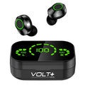 BlueTooth Water Earbuds LED Mic(Black) Galaxy Quad /Noise Reduction Wireless Sweatproof 5G/Plus/Ultra V5.3 & Pro Compatible & IPX3 S22+/ with your Samsung