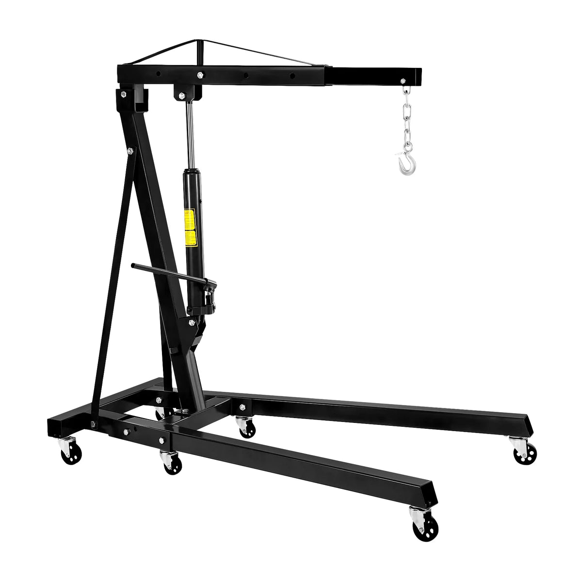 Shop Steel Heavy Lifting Crane, Duty Shop Crane Manual And Crane With Hydraulic 4400lbs, Crane Folding Engine Engine Capacity Cherry Legs, 2-ton, Folding Engine Boom Telescopic Hoist, Picker
