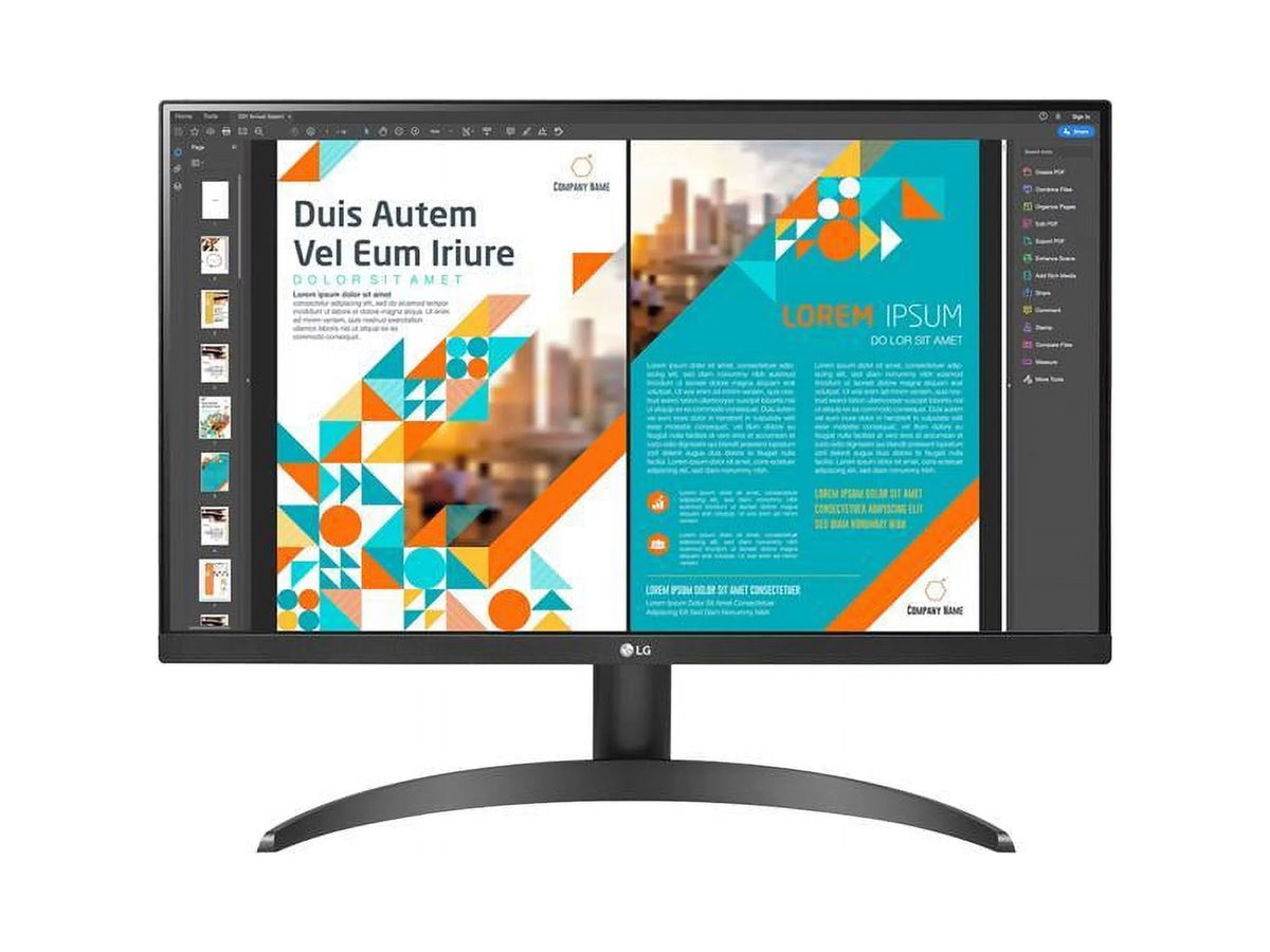 DisplayPort x FreeSync VESA 2560 75Hz QHD HDR10 24QP500-B 2K 1440 24" IPS Tilt AMD LG HDMI Monitor