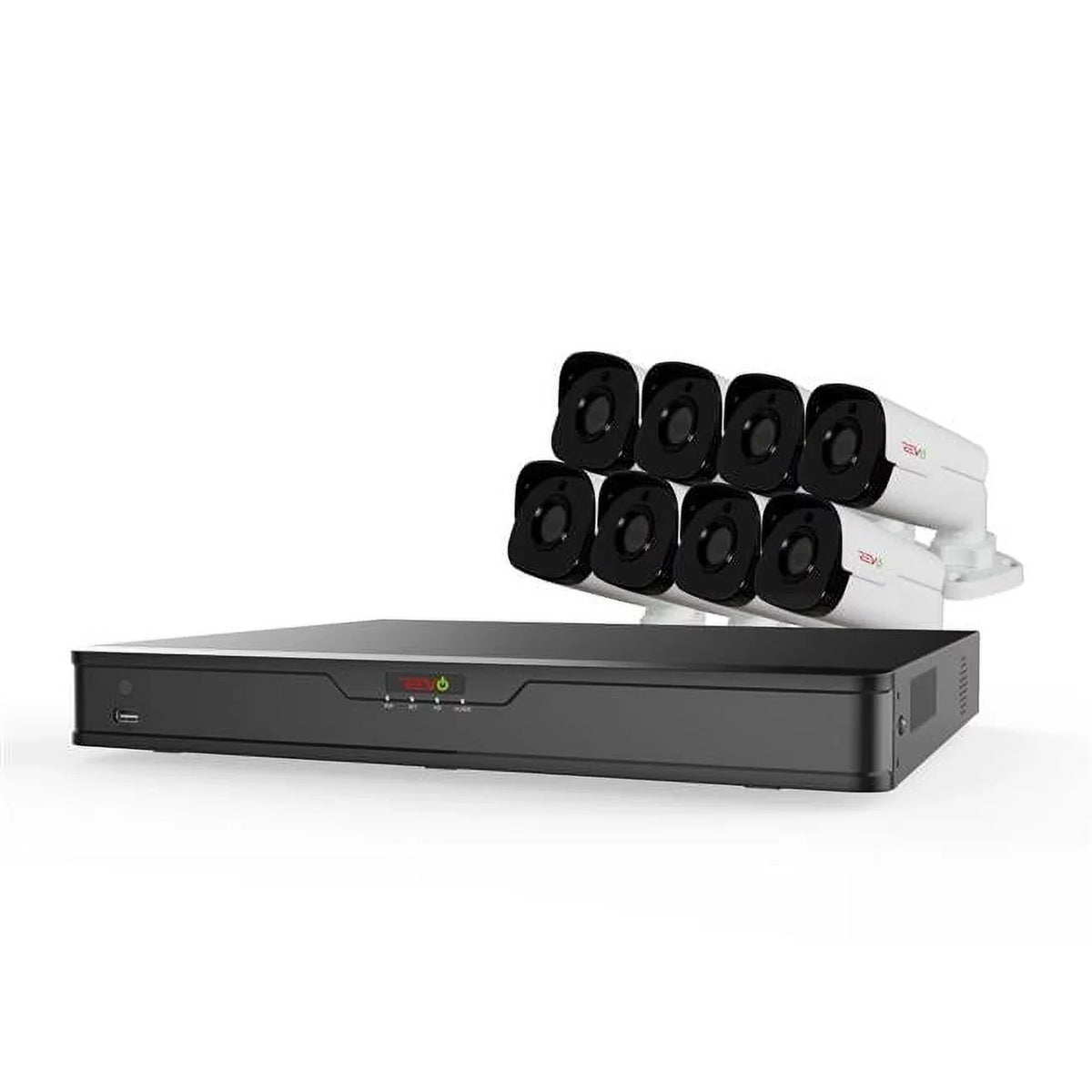 x NVR Revo Channel System Cameras 16 3TB America with 4 HD 8 Surveillance RU162B8G-3T Ultra Megapixel