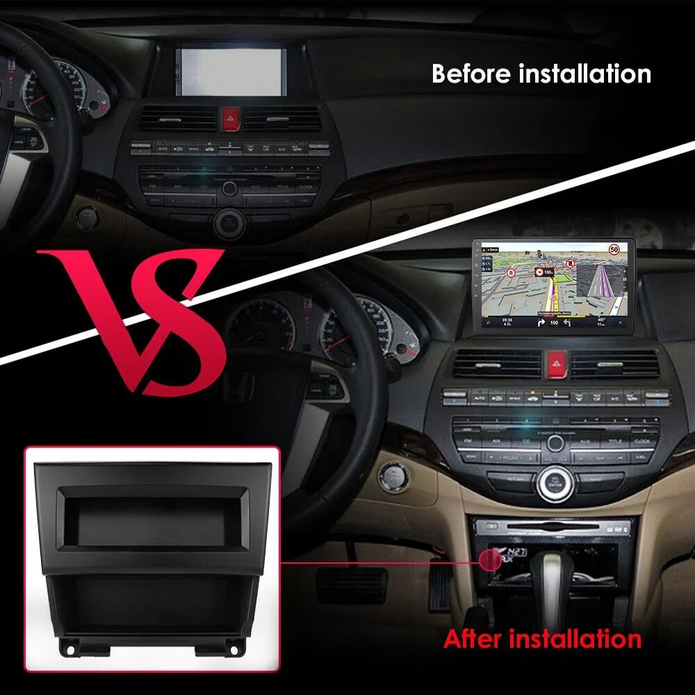 2+32G, GPS Carplay Honda Stereo Auto Video Accord Camera Black 12 WIFI 1280*720 Android Car Backup Radio Player Wireless for 2008-2013 Android 8 SWC Screen Navigation 10.1" Support