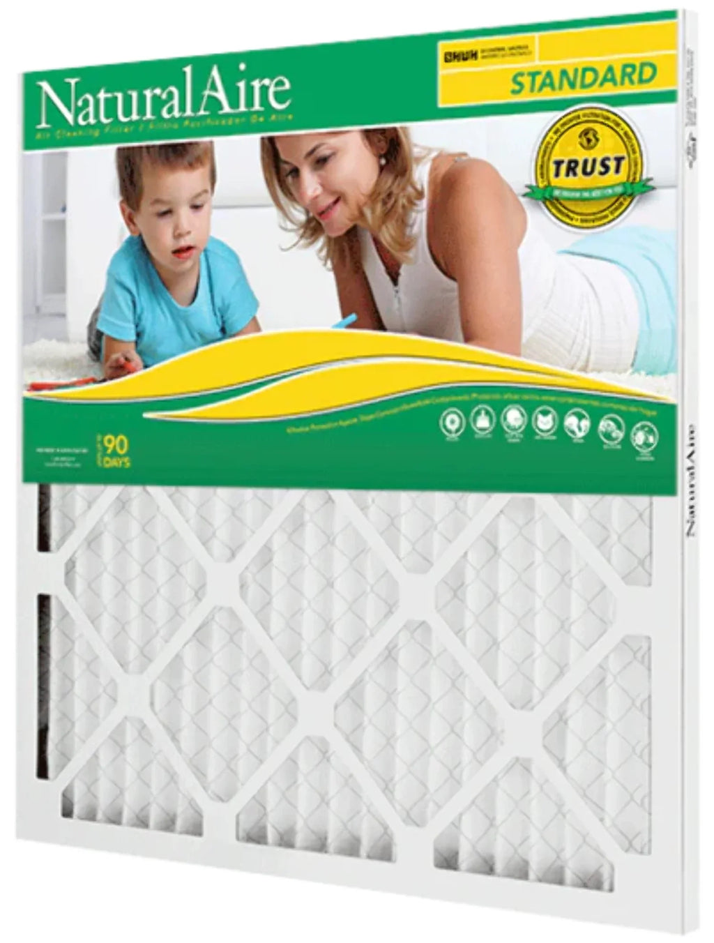 10" Filter, x Air Standard 1", 8, 10" 1-Pack MERV NaturalAire x