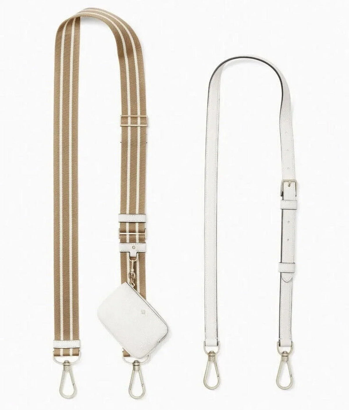 Kate Crossbody Leather Large Zip + Spade Parchment Rosie Pebbled Pouch Bag
