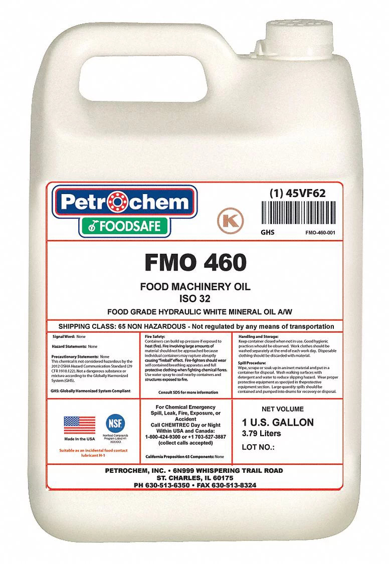 Petrochem FMO 460-001 460 gal.,Pail,ISO Hydraulic Oil,1