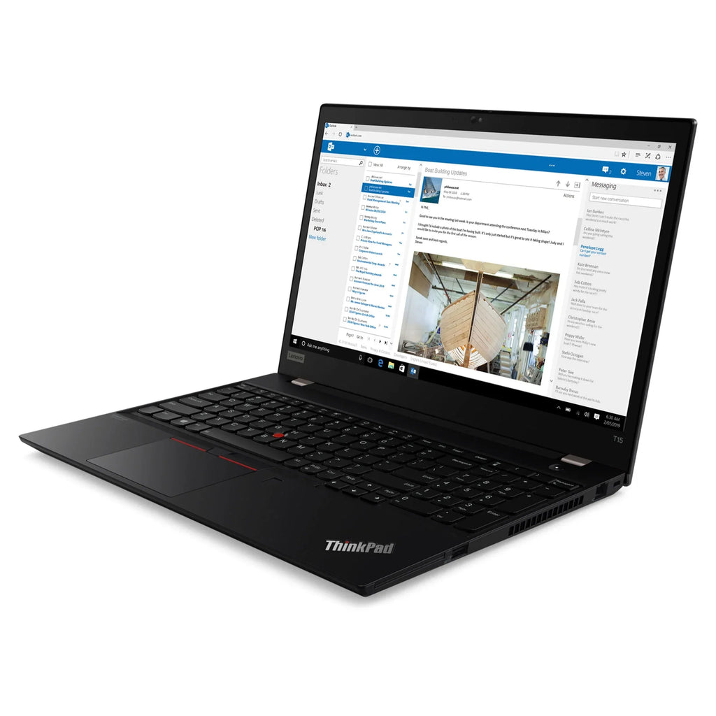 IPS, UHD Lenovo i7-1165G7, 16GB, 15.6" 512GB FHD Laptop, Intel 2 Gen Graphics, ThinkPad T15