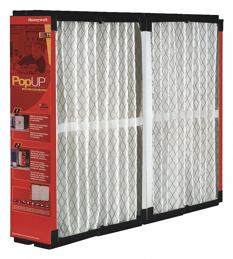 POPUP2025 Honeywell Filter Single box Media x 20" 25" with