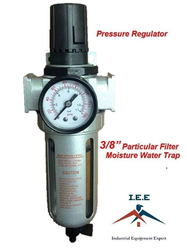 Trap Regulator / Pressure Compressed Moisture 3/8" Water Particulate Filter Air